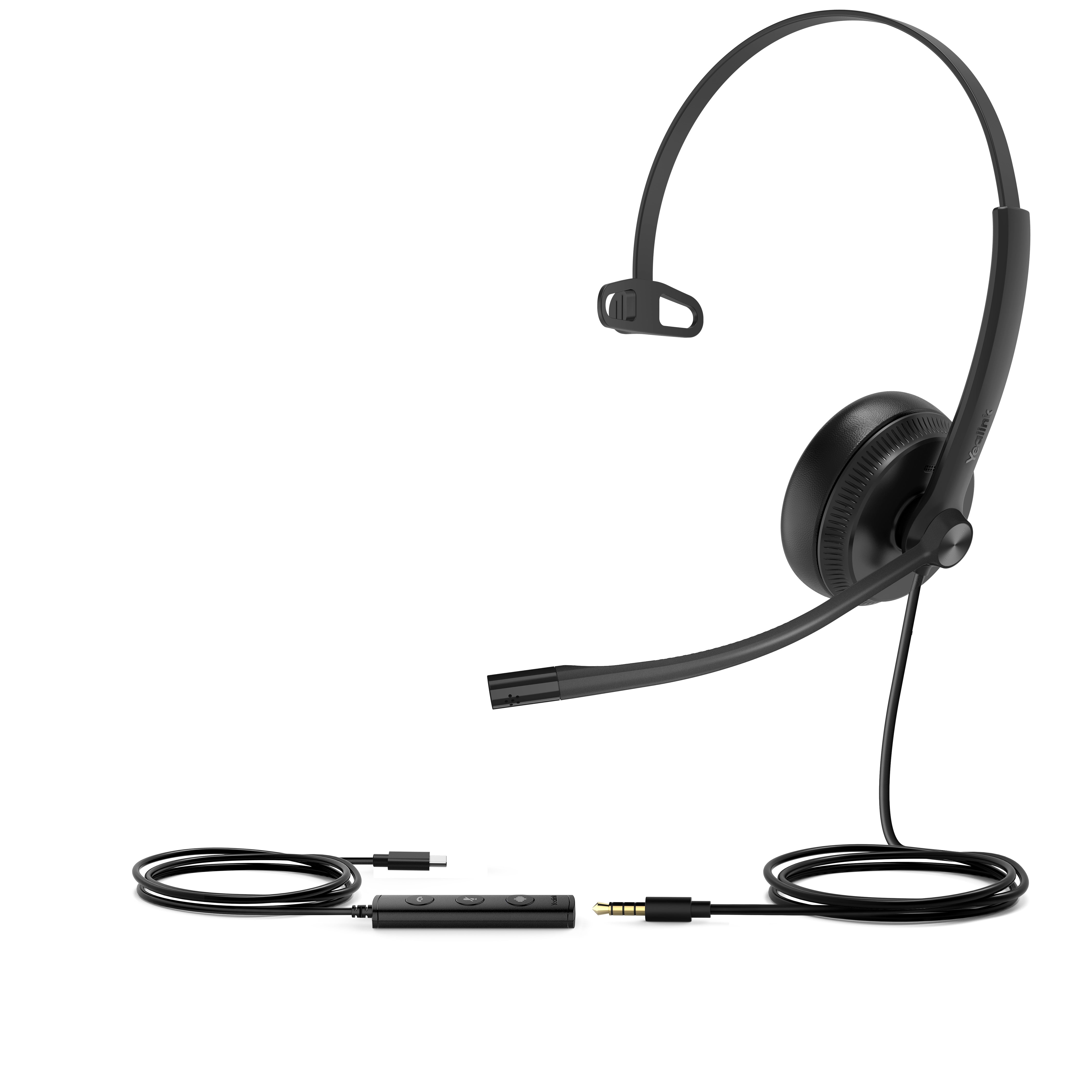 Yealink UH34SE Wired Mono Headset - UC - USBC