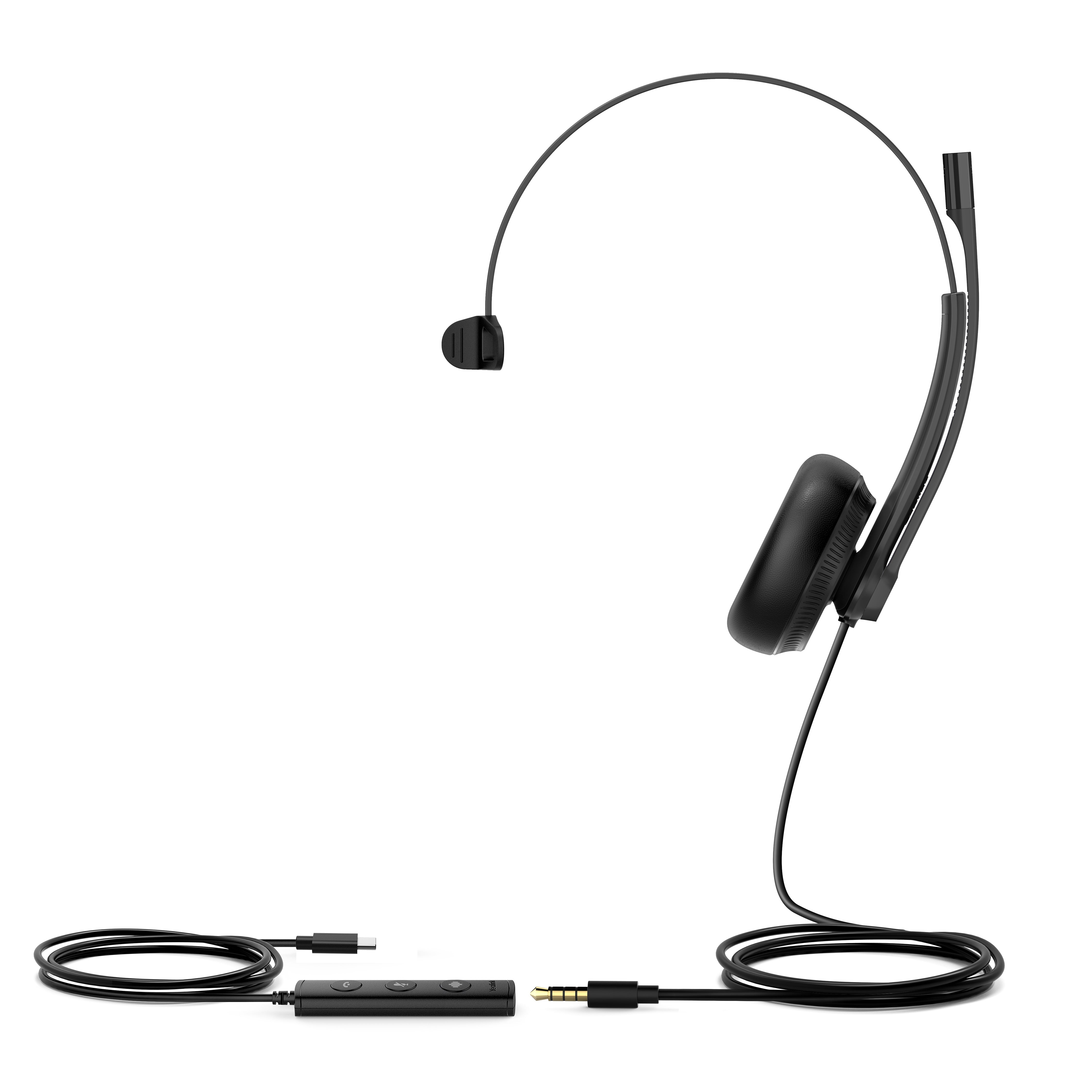 Yealink UH34SE Wired Mono Headset - UC - USBC