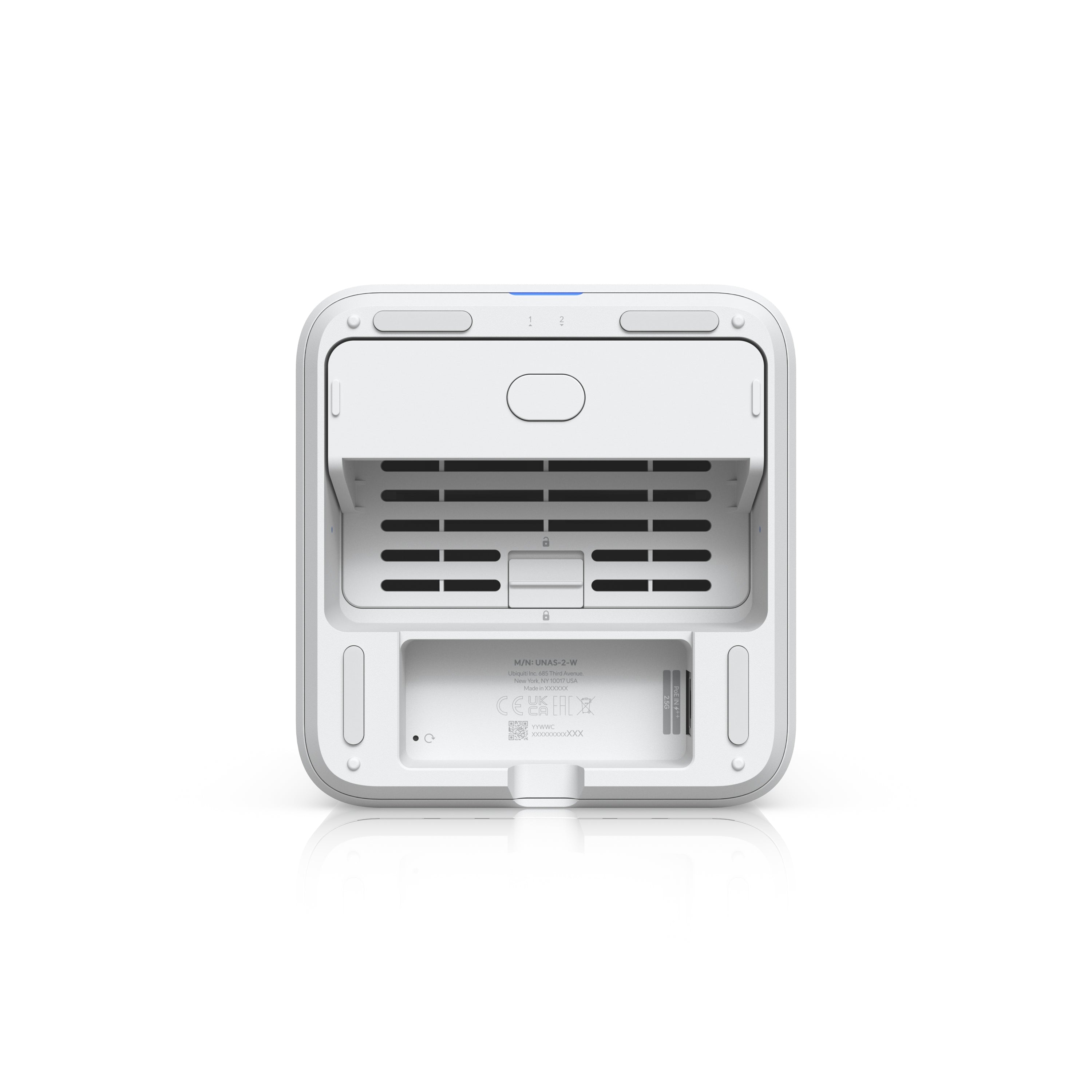 Ubiquiti UniFi Network Attached Storage - 2 HDD Bays - White