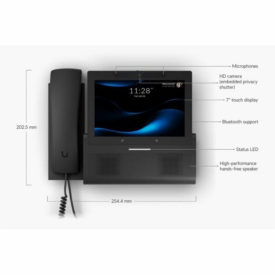 Ubiquiti UniFi G3 Touch Wall IP Phone