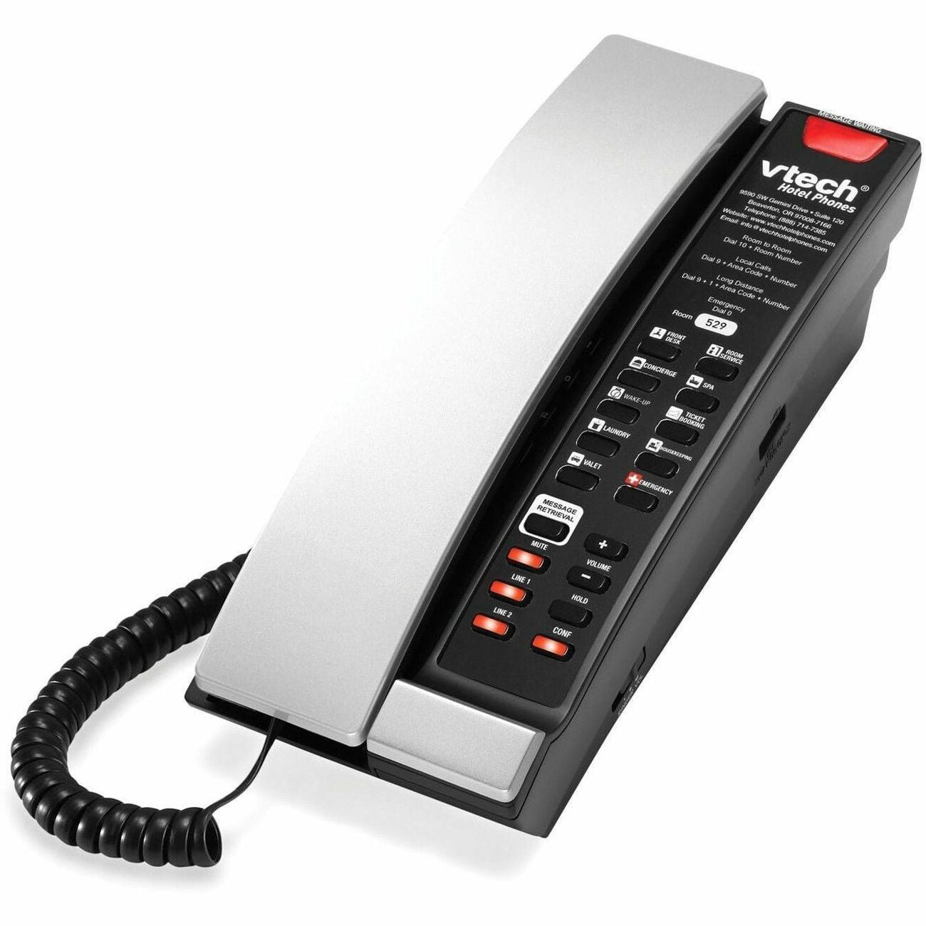 VTech 2-Line Contemporary SIP Accessory Petite Phone