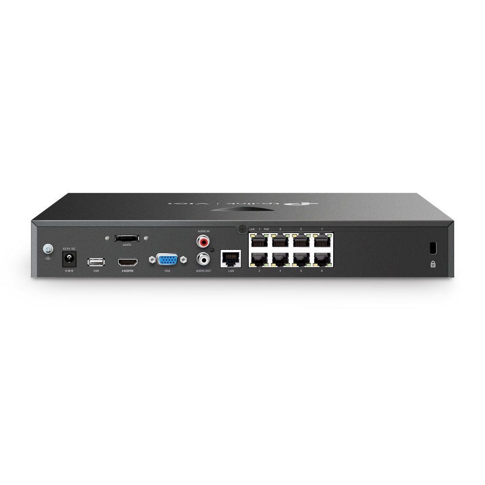 TP-Link VIGI 8 Channel PoE+ Network Video Recorder - 2TB HDD