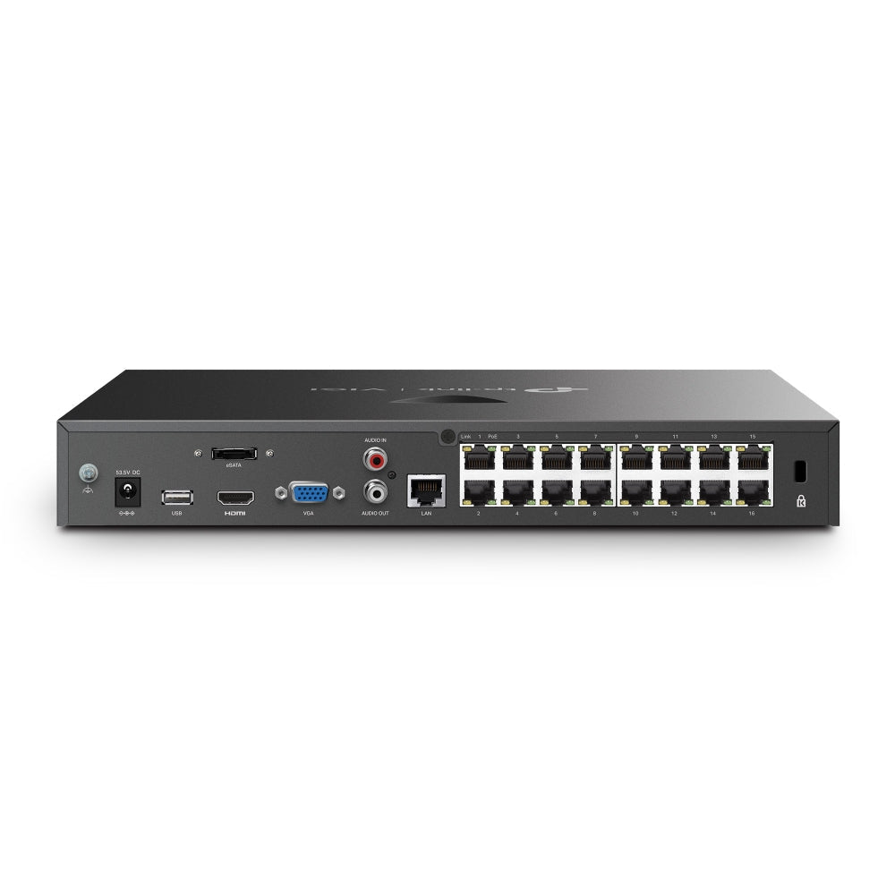 TP-Link VIGI 16 CH PoE+ NVR - 2 SATA - 4K HDMI