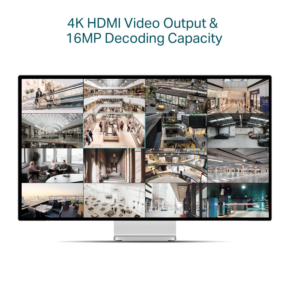 TP-Link VIGI 16 CH NVR - 2 SATA - 4K HDMI