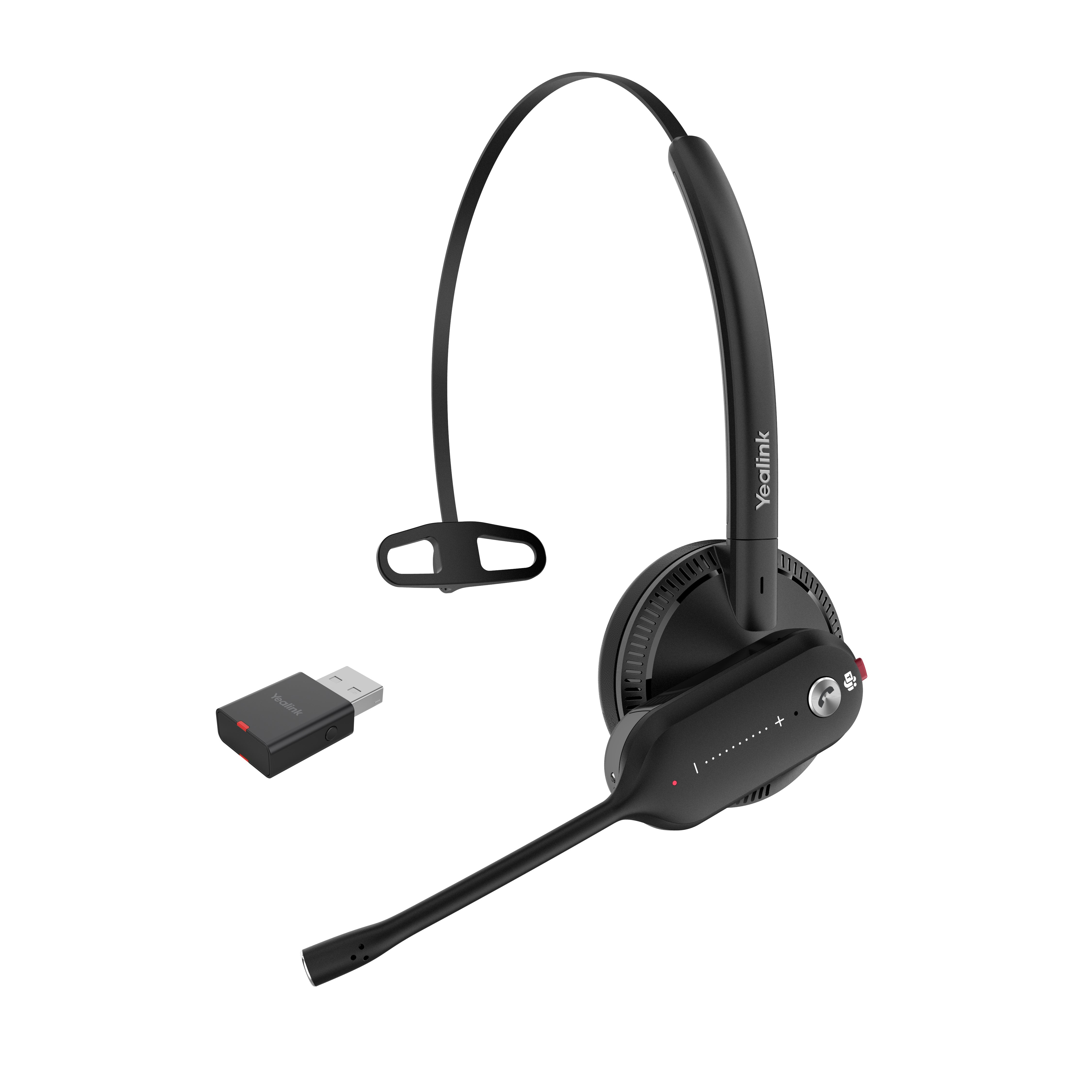 Yealink WH63 Portable DECT Wireless Headset - Mono - Teams