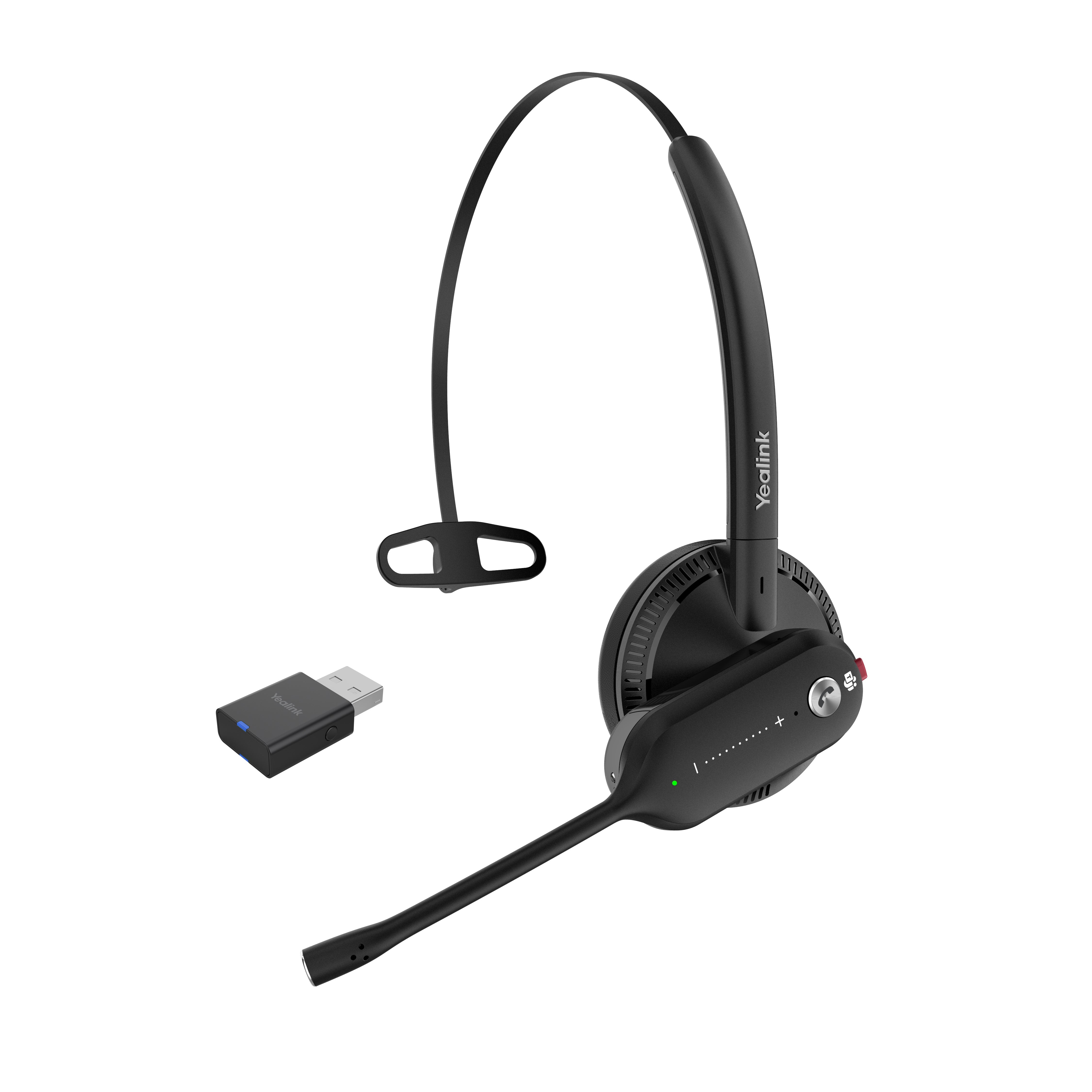Yealink WH63 Portable DECT Wireless Headset - Mono - Teams