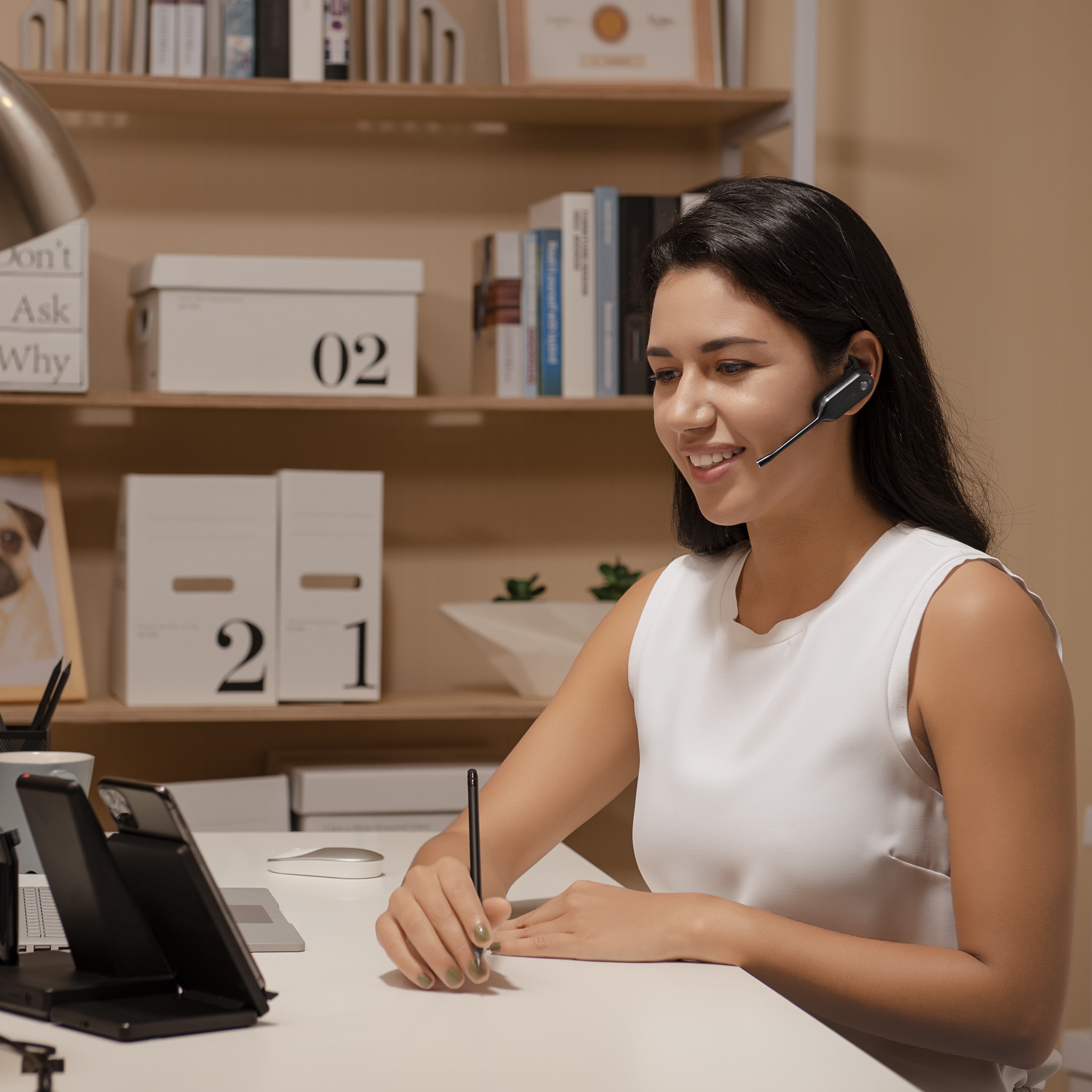 Yealink WH63 Portable DECT Wireless Headset - Mono - Teams