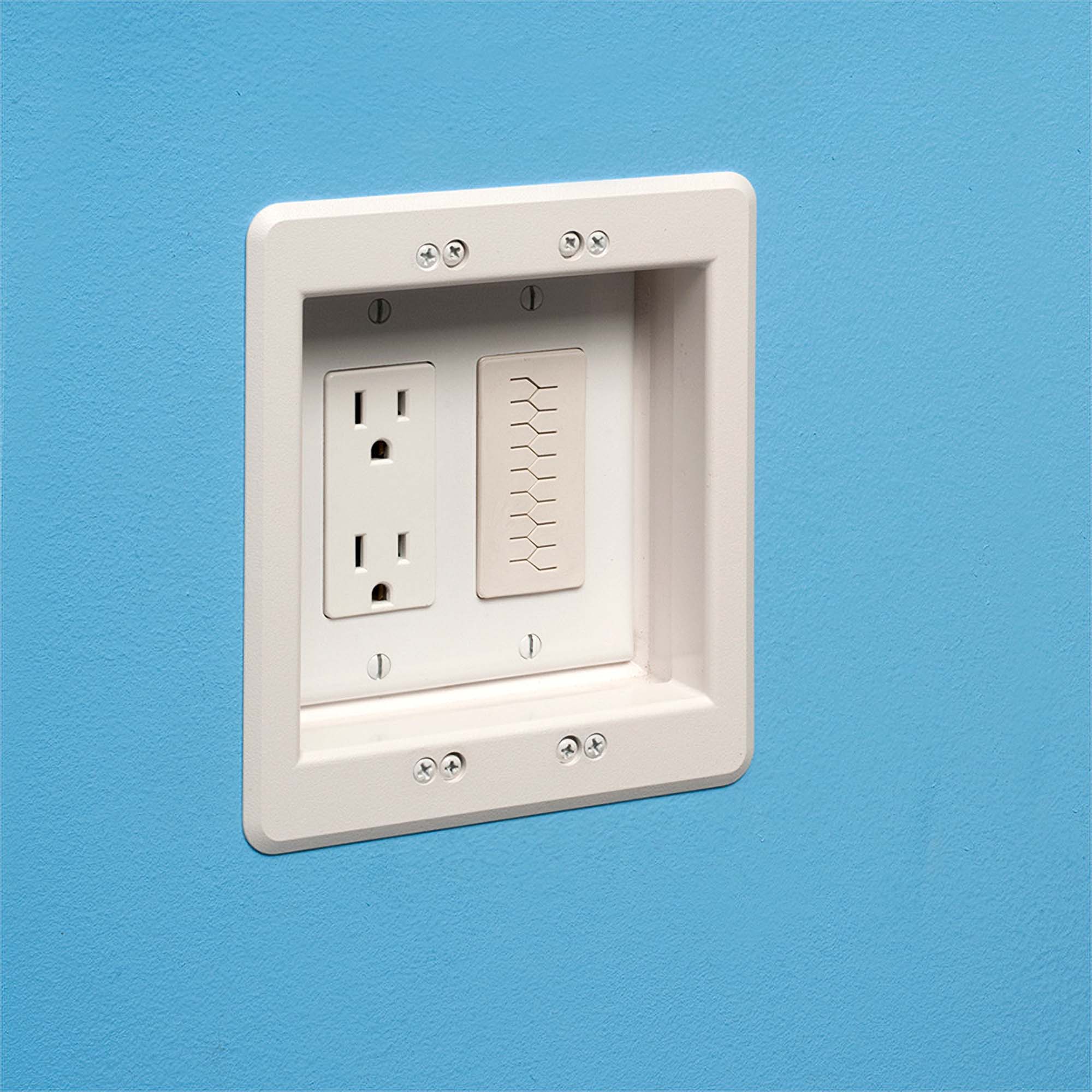 Arlington Single Gang Cable Entry Device