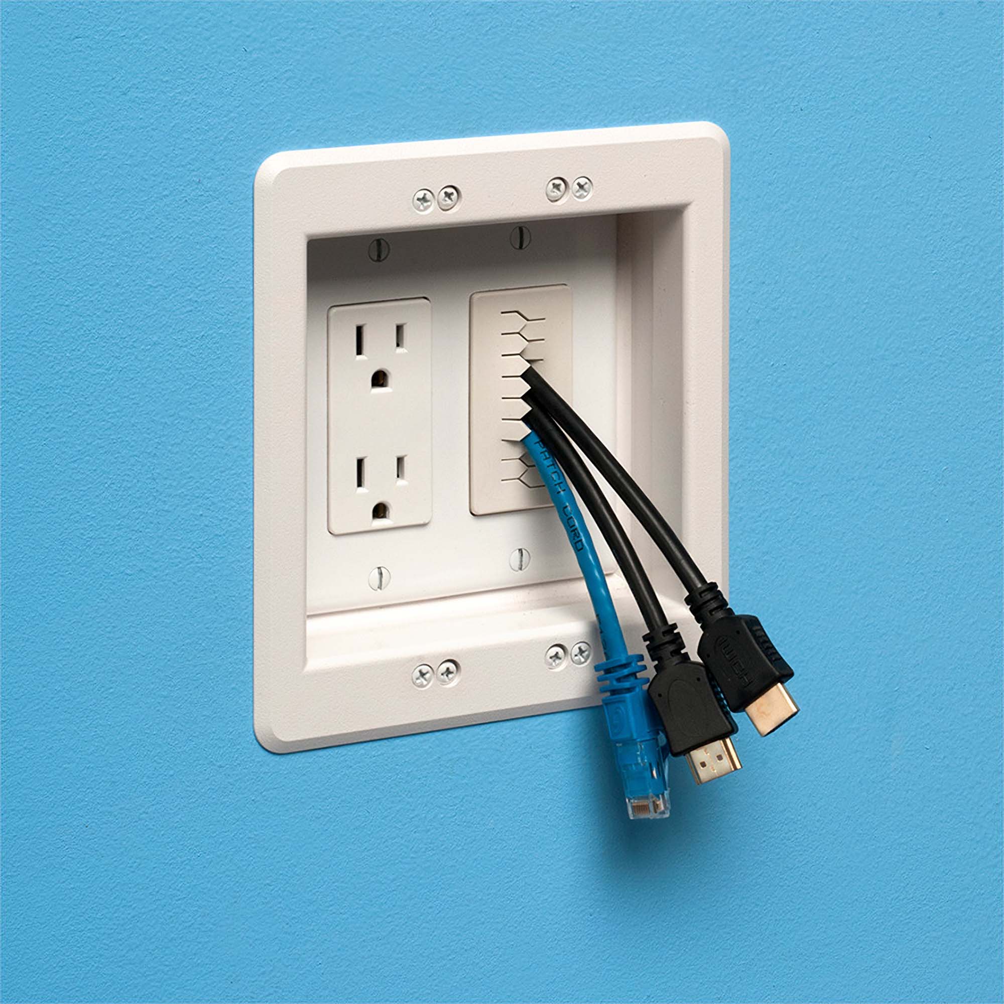 Arlington Single Gang Cable Entry Device
