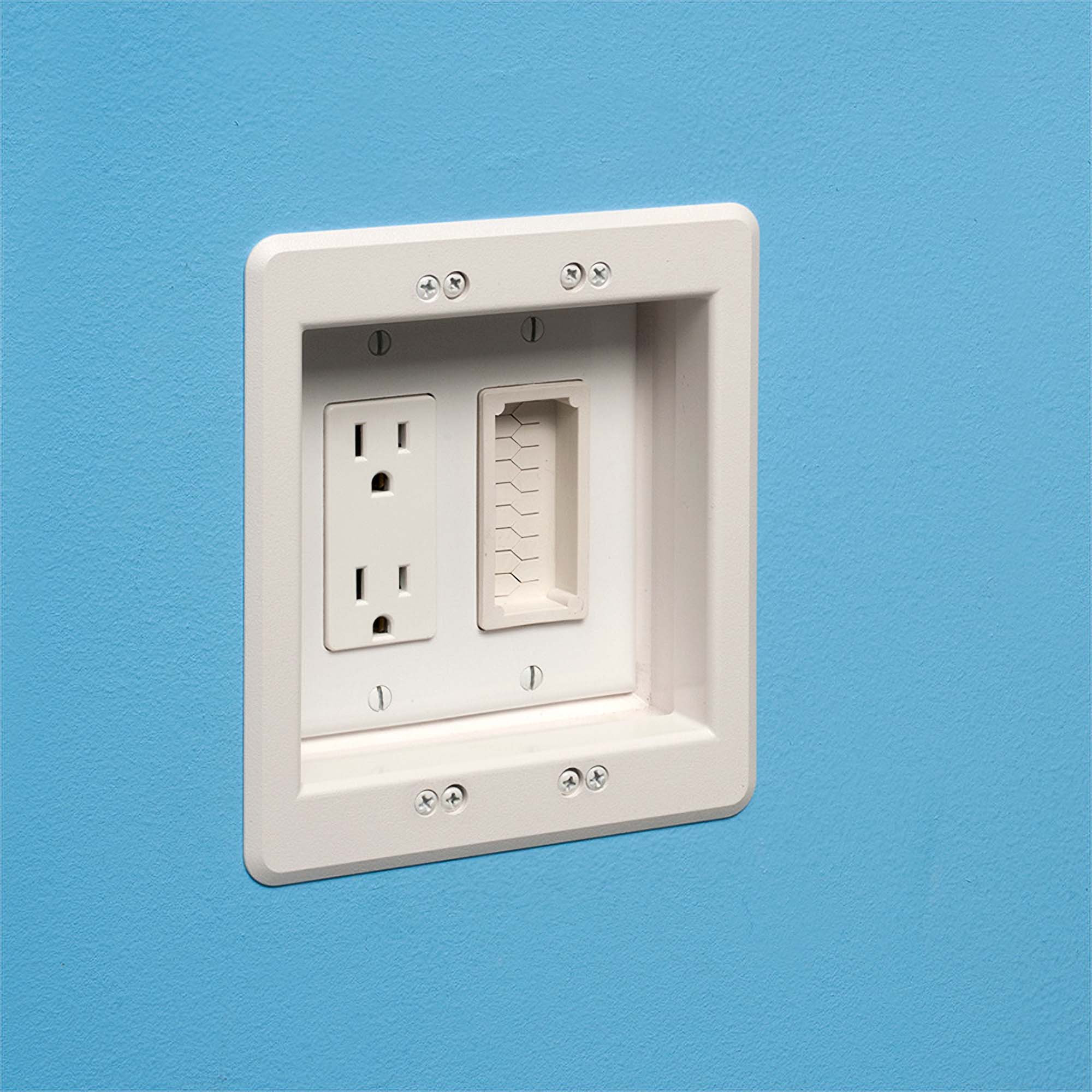 Arlington Single Gang Cable Entry Device