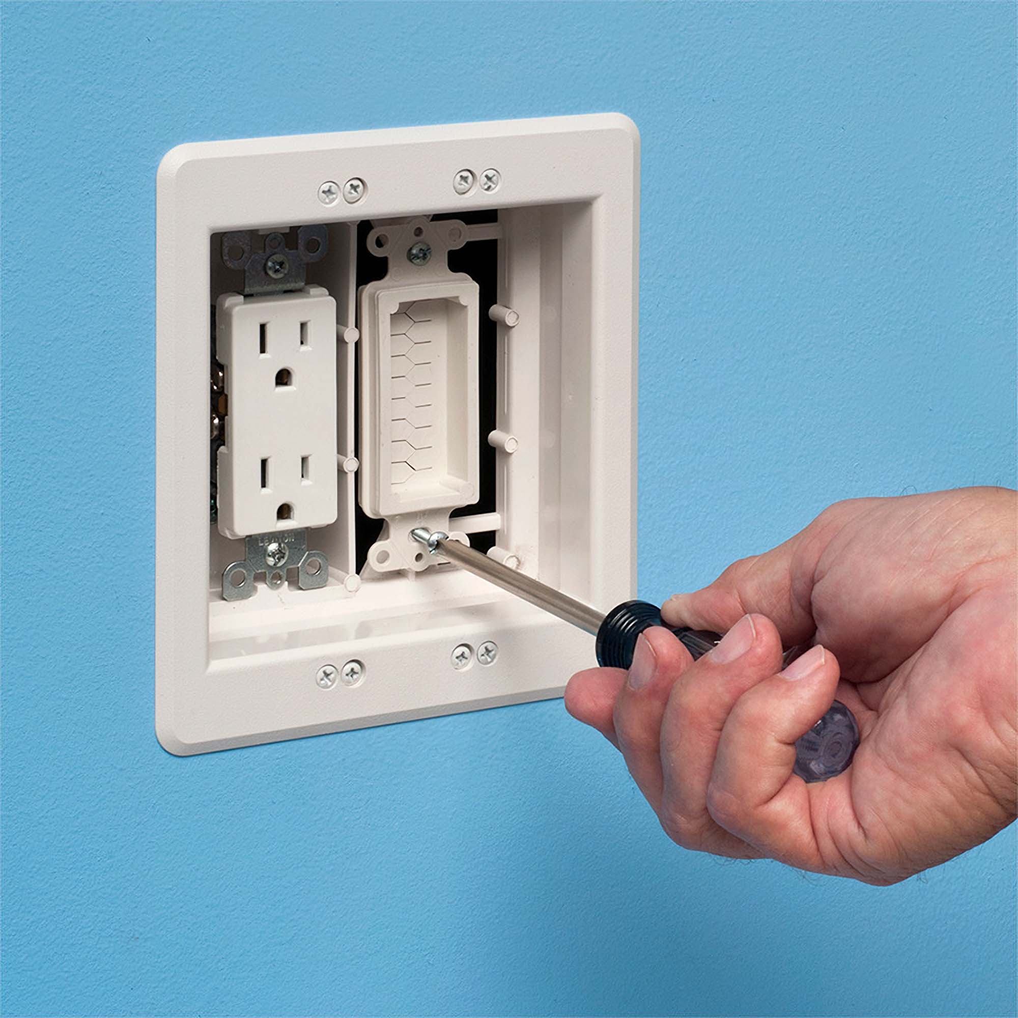 Arlington Single Gang Cable Entry Device