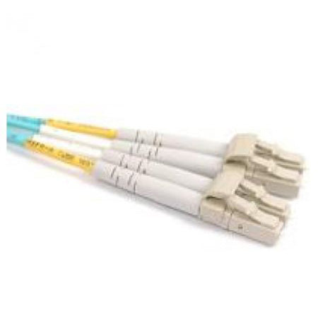 FIS Duplex 1.6-mm MM 50-micrometer OM3 Fiber Patch Cable with LC/PC Connectors - 33'