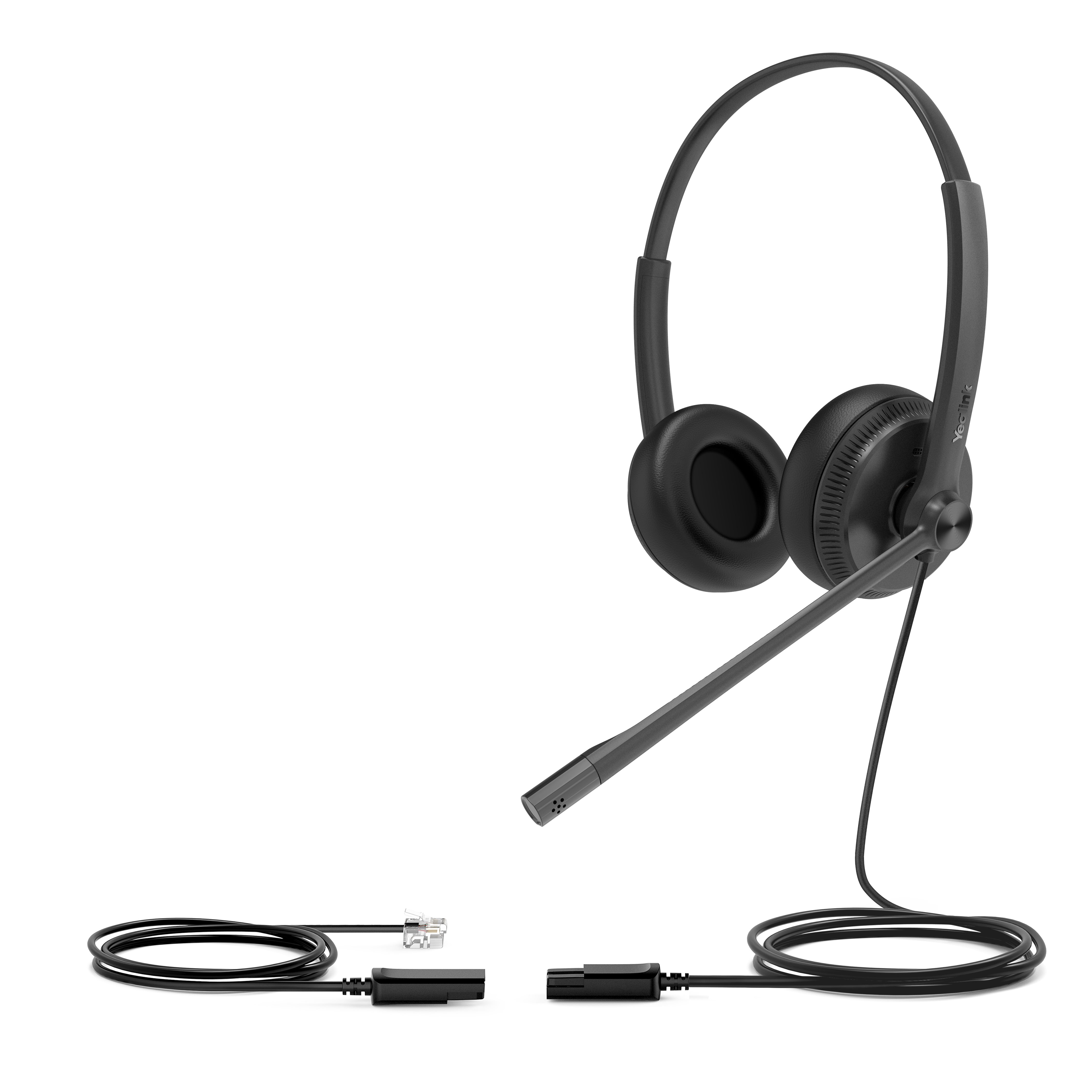 Yealink YHS34 Dual QD to RJ9 Wideband Headset