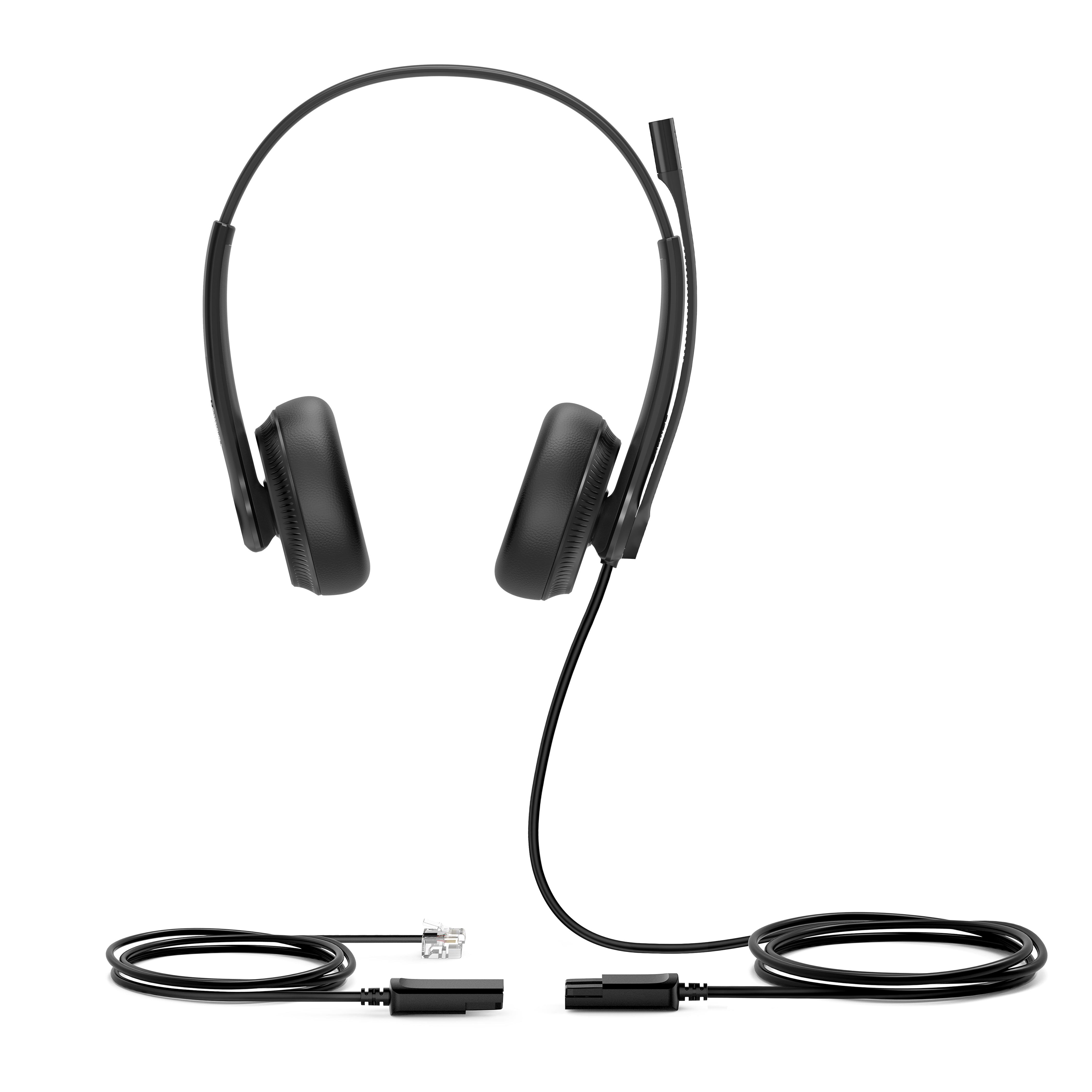 Yealink YHS34 Dual QD to RJ9 Wideband Headset
