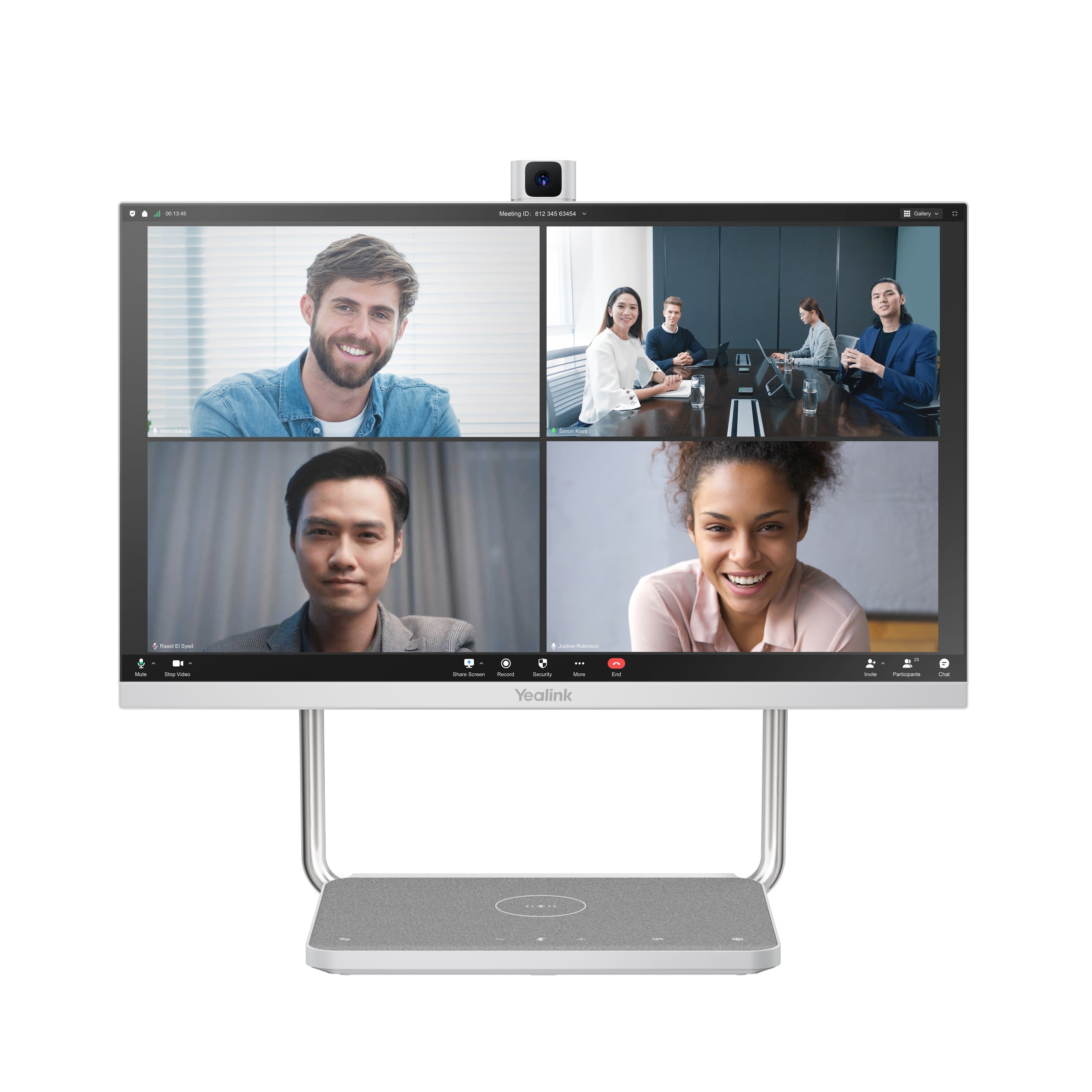 Yealink DeskVision A24 All-in-one Desktop Collaboration Solution for Hybrid Office