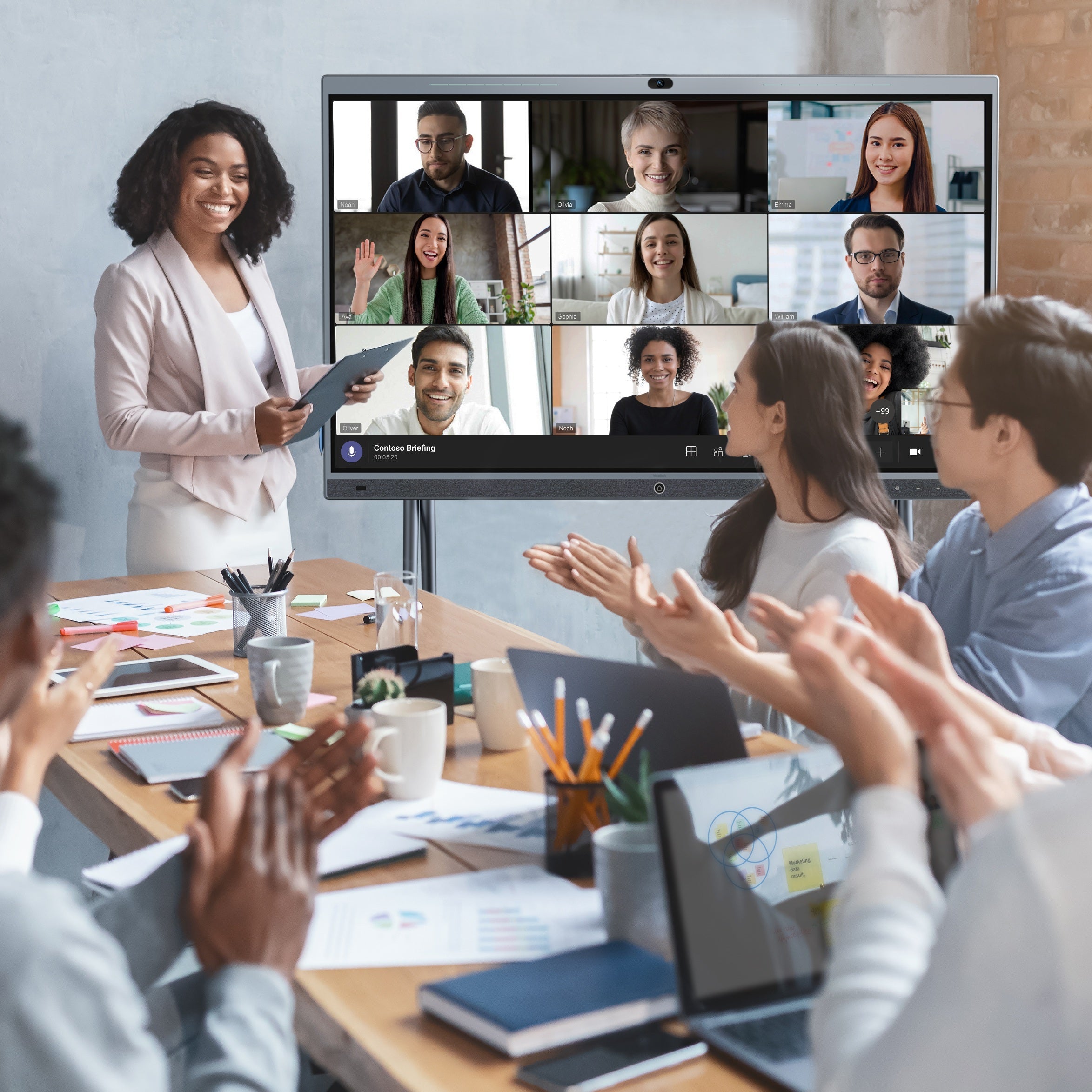 Yealink MB65-A001 MeetingBoard All-in-One Smart Whiteboard