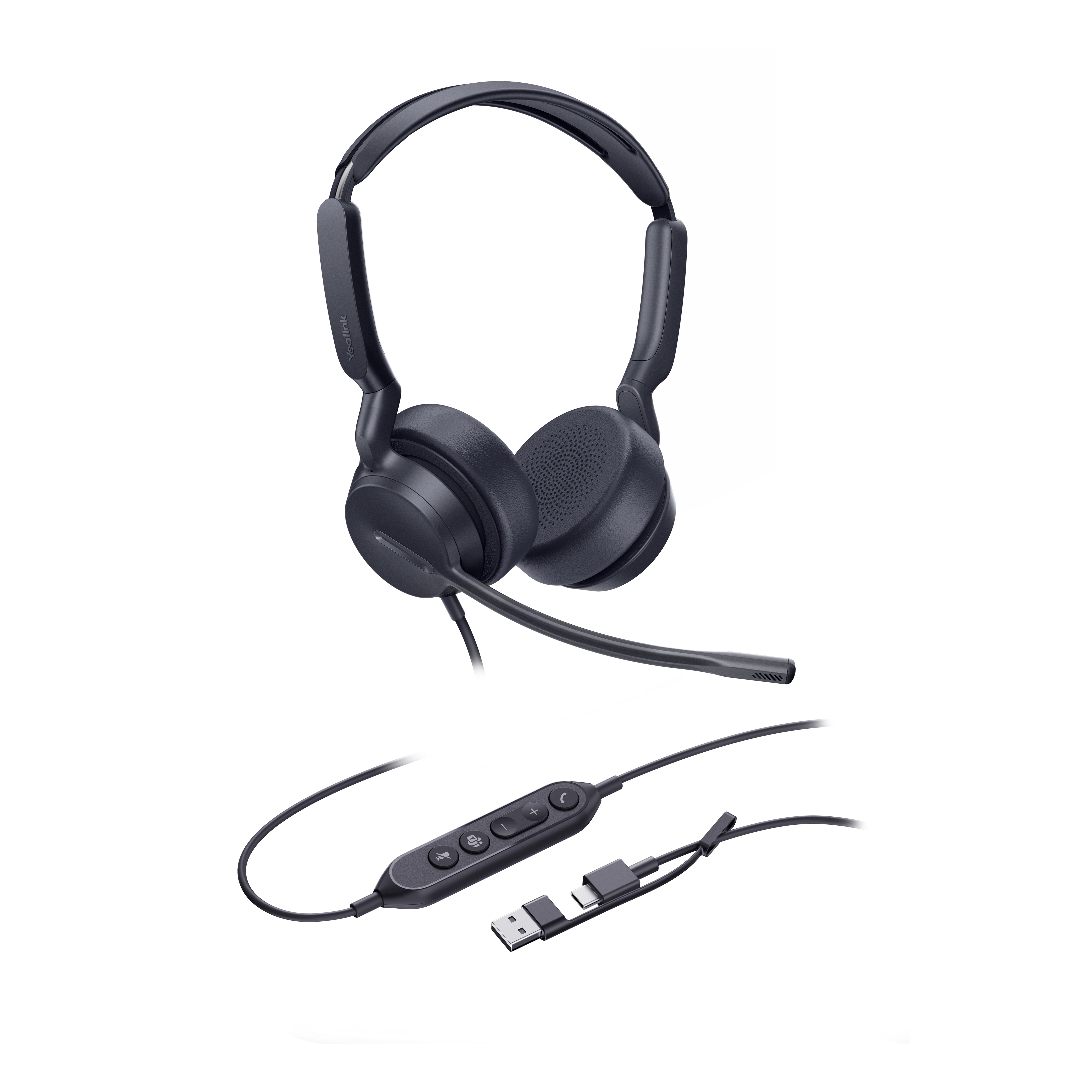 Yealink UH42 USB Wired Headset Dual Teams USB-C/A