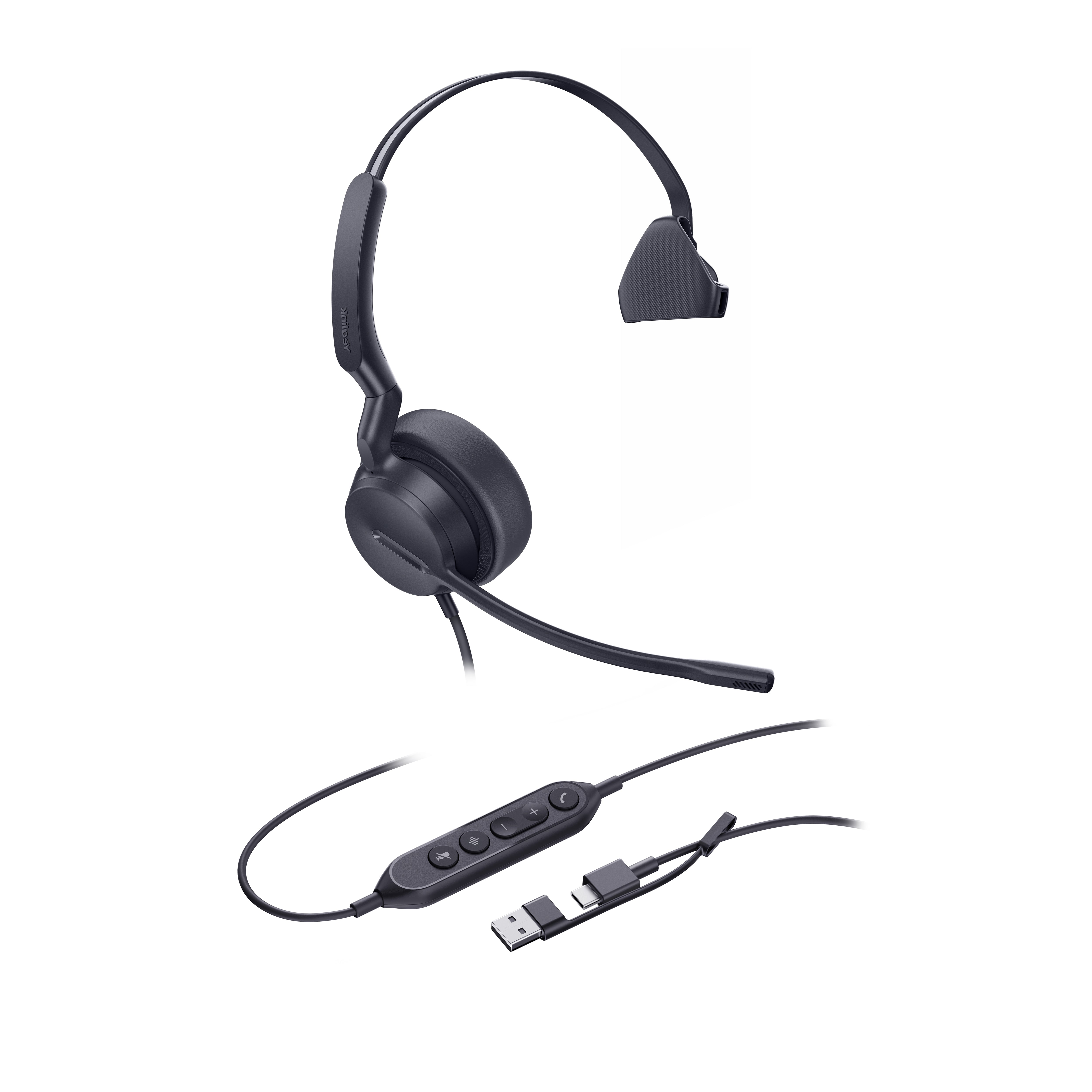 Yealink UH42 USB Wired Headset Mono UC USB-C/A