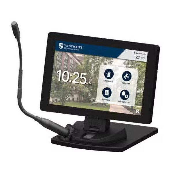 Algo IP/IC Console with Stand, Gooseneck Mic - Informacast – TDL Gentek