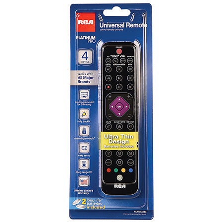 RCA 6 Device Ultra Thin Backlit Remote Control